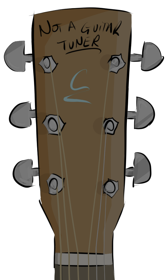 Guitar headstock